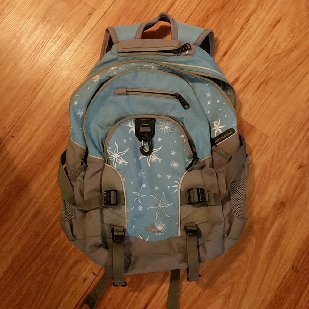 High Sierra Light Blue Backpack